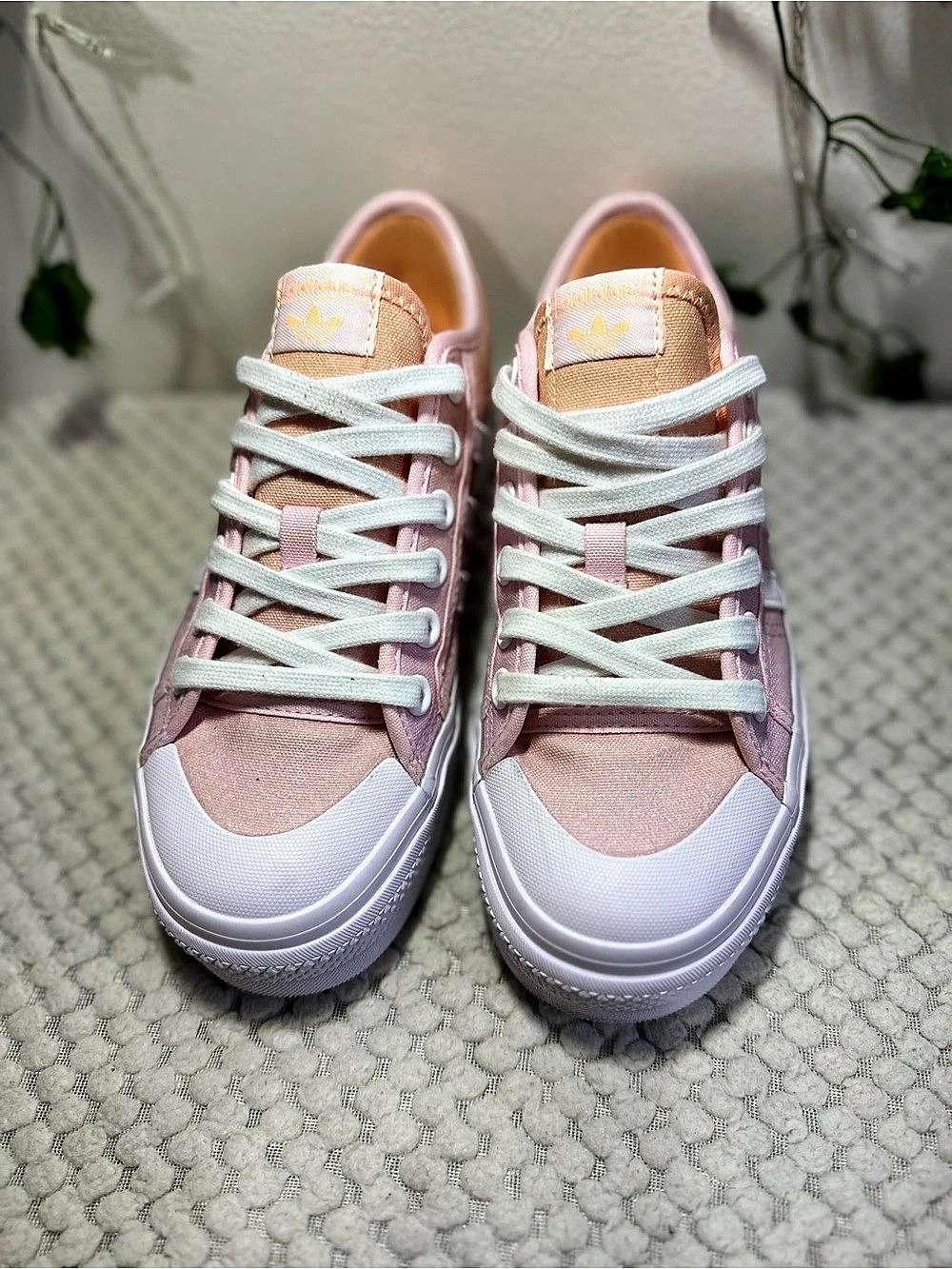 adidas Nizza Platform Acid Orange Pink Sneakers